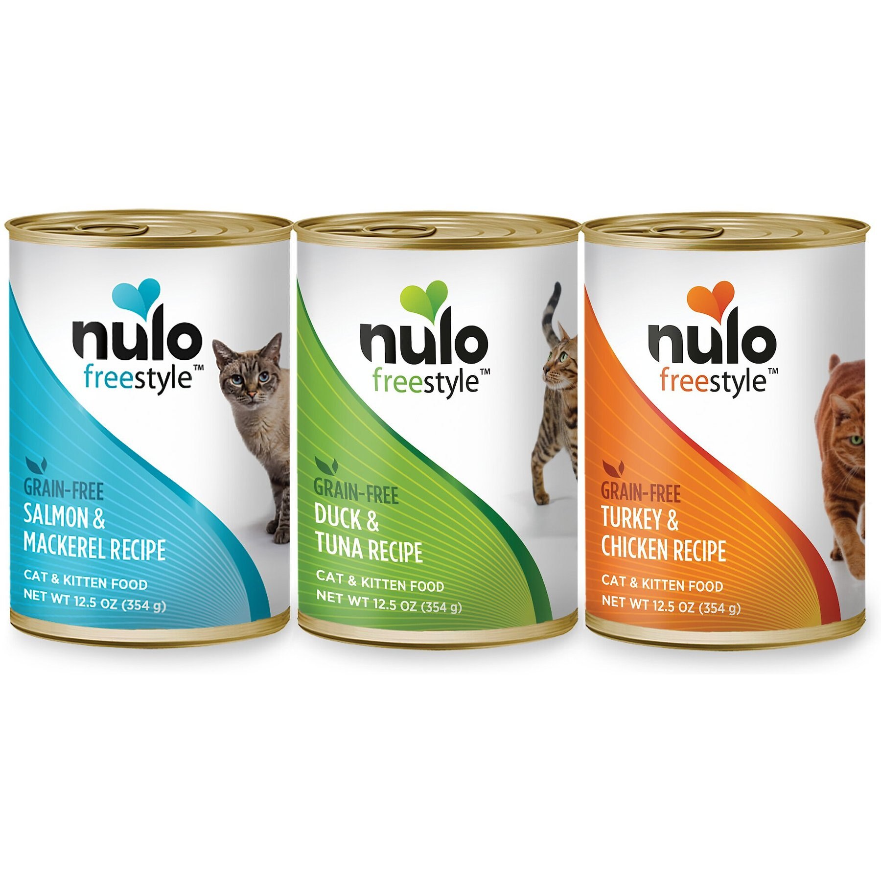 Discontinued Nulo Freestyle Duck And Tuna Turkey And Chicken Salmon And Mackerel Grain Free