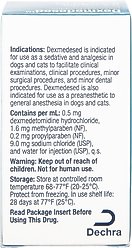 Dexmedesed (dexmedetomidine hydrochloride) Injectable Solution for Dogs & Cats, 0.5-mg/mL, 10-mL vial slide 2 of 4