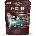 Castor & Pollux Pristine Grain-Free Cage-Free Duck Recipe Morsels in Gravy Cat Food Pouches, 3-oz, case of 24