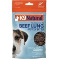 K9 Natural Beef Lung Protein Bites Air-Dried Dog Treats, 2.1-oz bag