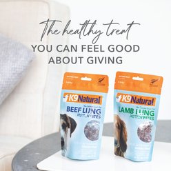K9 Natural Lamb Lung Protein Bites Air-Dried Dog Treats, 1.76-oz bag slide 2 of 9