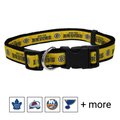 Pets First NHL Nylon Dog Collar, Boston Bruins, Large: 18 to 28-in neck, 1-in wide