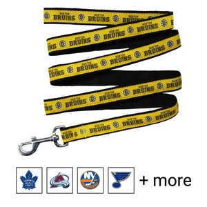 Pets First NHL Nylon Dog Leash, Boston Bruins, Large: 6-ft long, 1-in wide