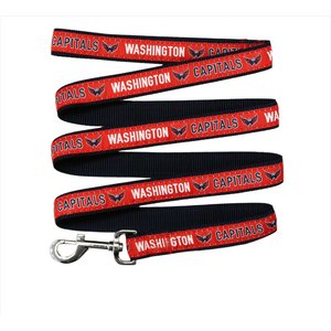 Pets First NHL Nylon Dog Leash, Washington Capitals, Medium: 4-ft long, 5/8-in wide