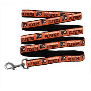 Pets First NHL Nylon Dog Leash, Philadelphia Flyers, Large: 6-ft long, 1-in wide