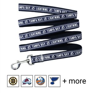 Pets First NHL Nylon Dog Leash, Tampa Bay Lightning, Large: 6-ft long, 1-in wide