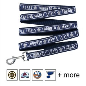 Pets First NHL Nylon Dog Leash, Toronto Maple Leafs, Large: 6-ft long, 1-in wide