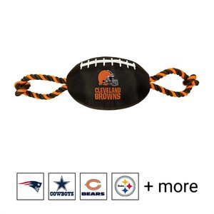 Pets First NFL Football Rope Dog Toy, Cleveland Browns