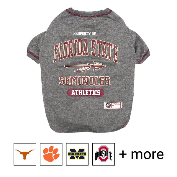 Pets First NCAA Dog & Cat T-Shirt, Florida State, Small slide 1 of 3