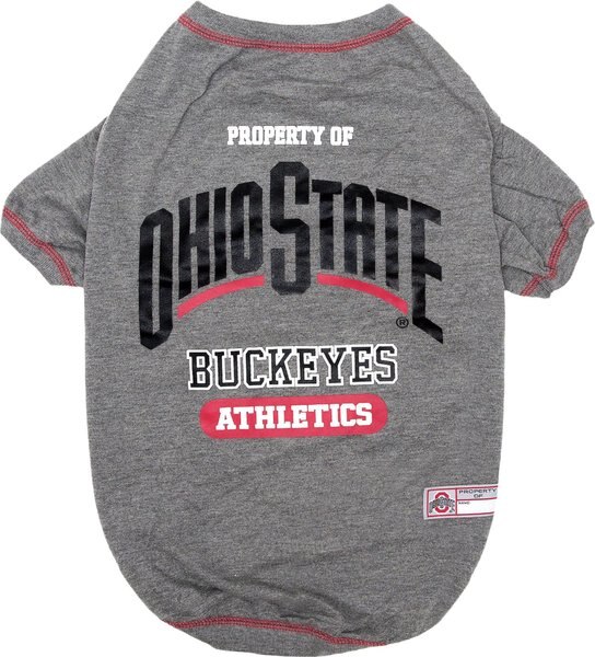 Pets First NCAA Dog & Cat T-Shirt, Ohio State Buckeyes, X-Small slide 1 of 3
