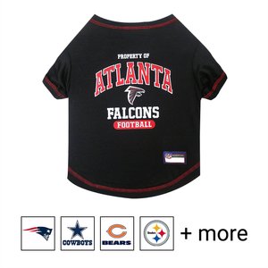 Pets First NFL Dog & Cat T-Shirt, Atlanta Falcons, Large
