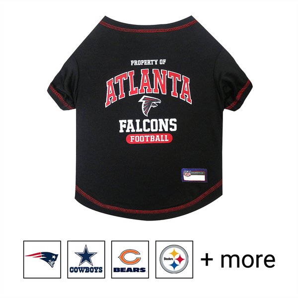 Pets First NFL Dog & Cat T-Shirt, Atlanta Falcons, Medium slide 1 of 3