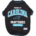 Pets First NFL Dog & Cat T-Shirt, Carolina Panthers, Medium