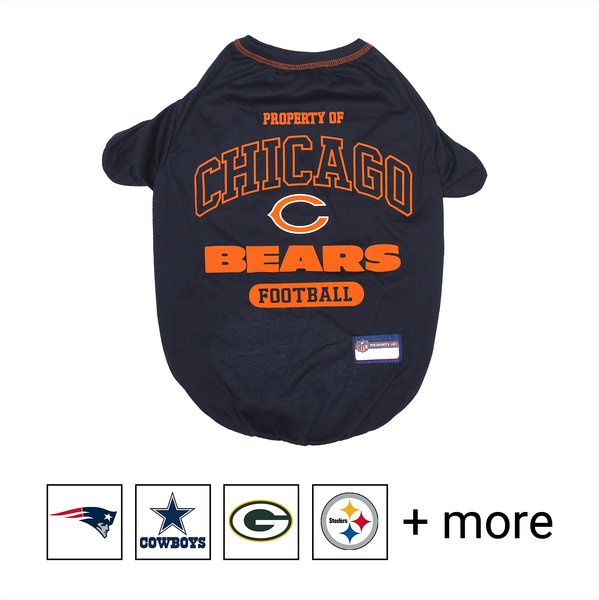 Pets First NFL Dog & Cat T-Shirt, Chicago Bears, Small slide 1 of 4