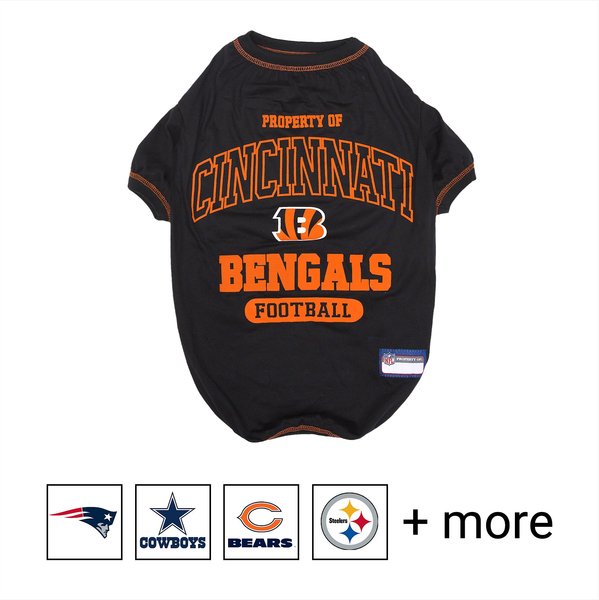 Pets First NFL Dog & Cat T-Shirt, Cincinnati Bengals, Large slide 1 of 4