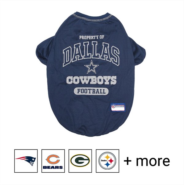 Pets First NFL Dog & Cat T-Shirt, Dallas Cowboys, Small slide 1 of 4