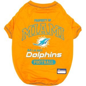Pets First Miami Dolphins Football Dog Toy