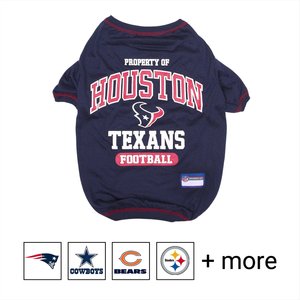 Pets First NFL Dog & Cat T-Shirt, Houston Texans, Large