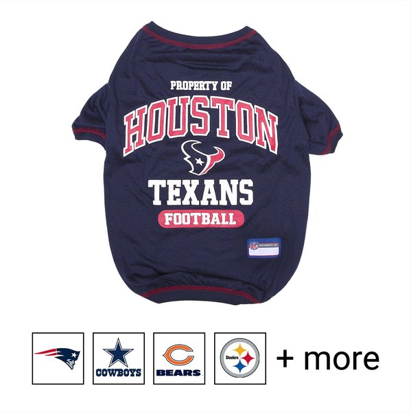 Pets First NFL Dog & Cat T-Shirt, Houston Texans, Small slide 1 of 4