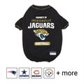 Pets First NFL Dog T-Shirt, Jacksonville Jaguars, Medium