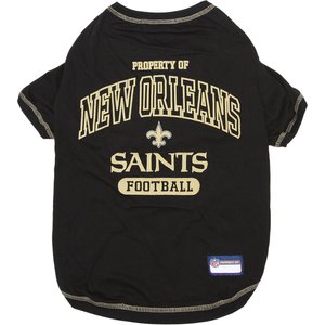 Pets First NFL Dog & Cat T-Shirt, New Orleans Saints, X-Large