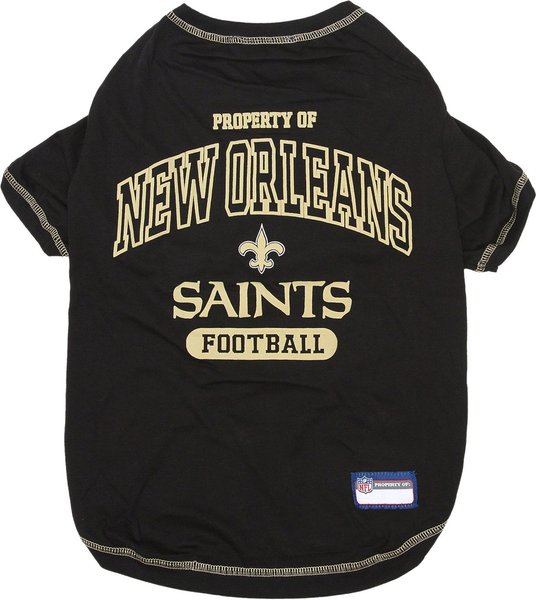 Pets First NFL Dog & Cat T-Shirt, New Orleans Saints, X-Small slide 1 of 4