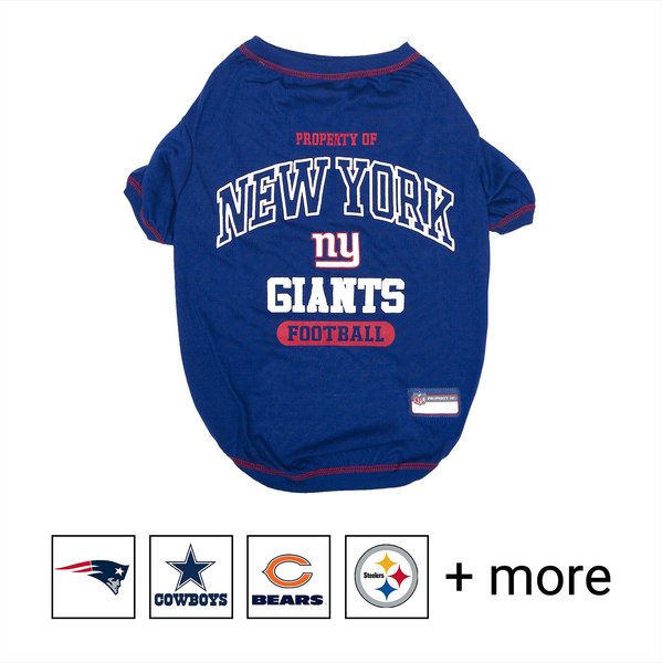 Pets First NFL Dog & Cat T-Shirt, New York Giants, X-Small slide 1 of 3