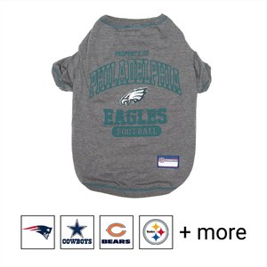 Pets First NFL Dog & Cat T-Shirt, Philadelphia Eagles, Large