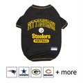 Pets First NFL Dog & Cat T-Shirt, Pittsburgh Steelers, Medium