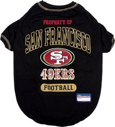 Pets First NFL Dog & Cat T-Shirt, San Francisco 49ers, X-Small slide 1 of 3