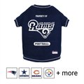 Pets First NFL Dog & Cat T-Shirt, Los Angeles Rams, Medium