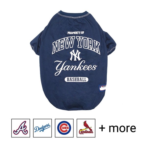 Pets First MLB Dog & Cat T-Shirt, New York Yankees, Large slide 1 of 3
