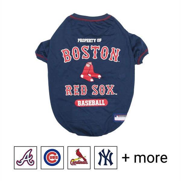 Pets First MLB Dog & Cat T-Shirt, Boston Red Sox, Large slide 1 of 4