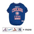 Pets First MLB Dog & Cat T-Shirt, Chicago Cubs, Small