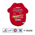 Pets First MLB Dog & Cat T-Shirt, St. Louis Cardinals, Large