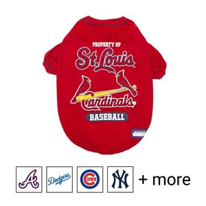 Pets First MLB Dog & Cat T-Shirt, St. Louis Cardinals, X-Large