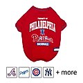 Pets First MLB Dog & Cat T-Shirt, Philadelphia Phillies, X-Small