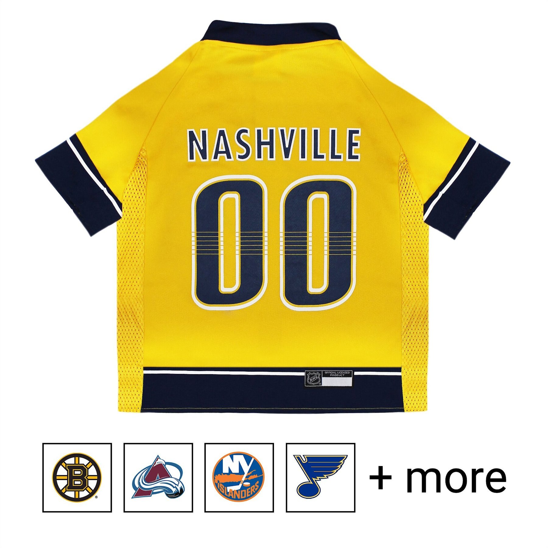 Pets First NHL Hockey Dog & Cat Jersey, Nashville Predators