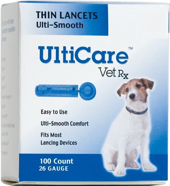 ULTICARE UltiSmooth Sterile Lancets for Dogs & Cats, 26Gauge, 100