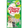 Inaba Churu Pops Moist & Chewy Tuna with Chicken Recipe Lickable Cat Treats, 0.54-oz tube, pack of 24