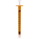 Oral Syringes Dispensing Syringes with Tip Cap, 1-cc, 100 count