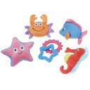 Frisco Aquatic Pals Plush & TPR Variety Pack Dog Toy, 6 count