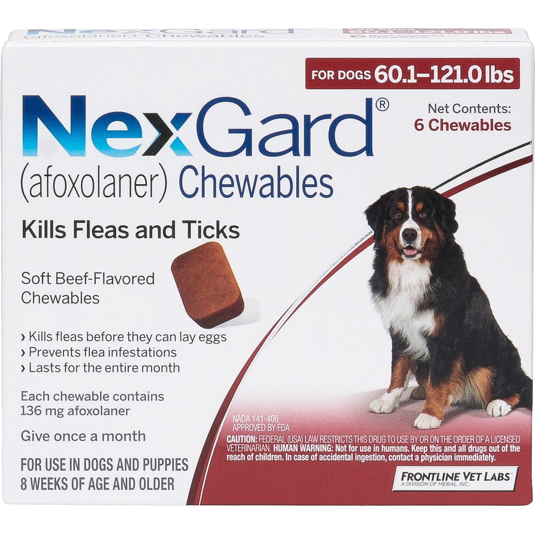 One month flea pill for dogs best sale