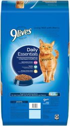 9 Lives Daily Essentials with Chicken, Beef & Salmon Flavor Dry Cat Food, 28-lb bag slide 2 of 2