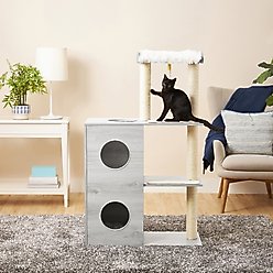 Frisco 52-in Modern Cat Tree & Condo, Gray
