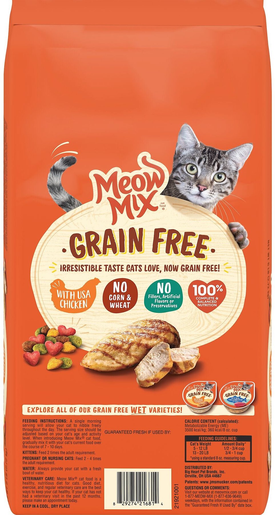 meow mix grain free dry food