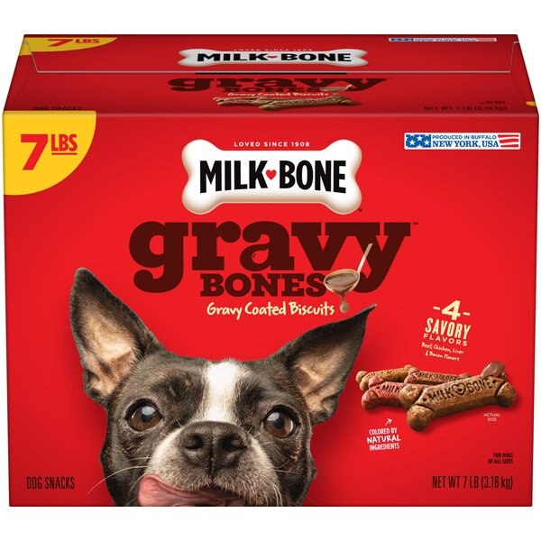 MILKBONE GrainFree Biscuits Dog Treats, 9lb box