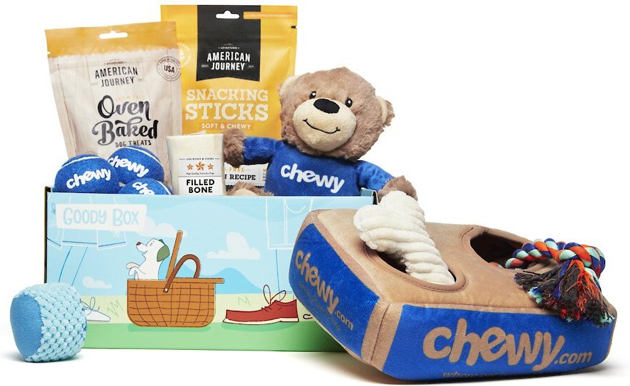 Chewy dog 2024 gift box