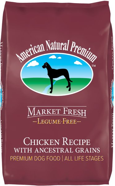 American Natural Premium Triple Protein Recipe with Ancestral Grains Legume-Free Premium Dry Dog Food, 12-lb bag slide 1 of 5