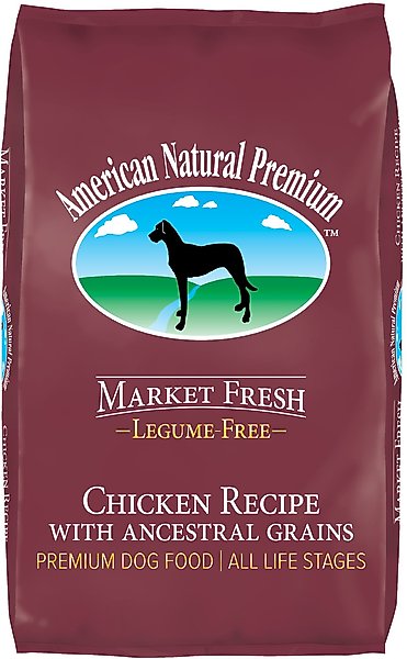 American Natural Premium Triple Protein Recipe with Ancestral Grains Legume-Free Premium Dry Dog Food, 4-lb bag slide 1 of 8